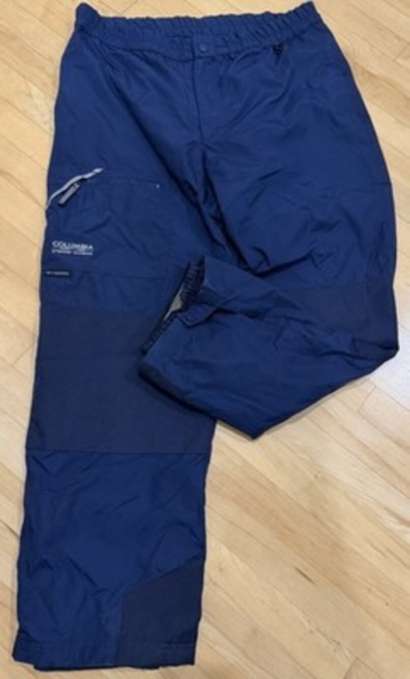 Vintage Columbia Premier Outdoor Men's Size LL Blue Hiking Pants Y2K 90s Snow